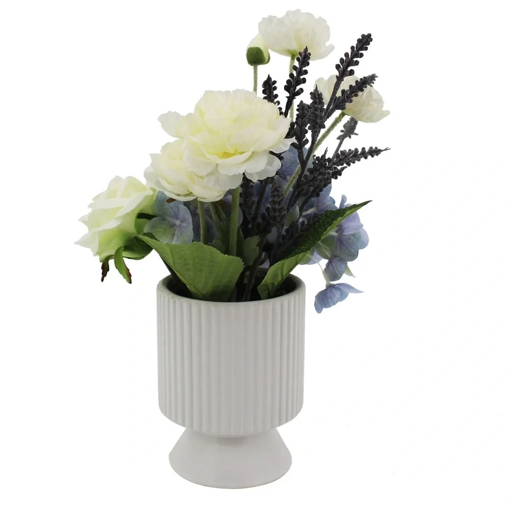 Potted Pedestal Hydrangea floral arrangement